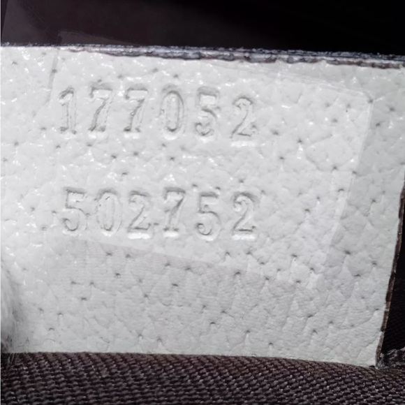 ❌SOLD❌Gucci GG Canvas Ribbon Tote Bag, Shoulder Bag Purse Leather Khaki Beige - Picture 9 of 13